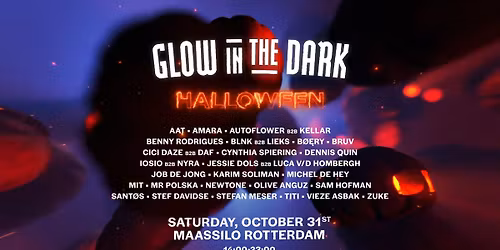 Glow in the Dark ‘Halloween Special’ 2026 — uitgaan in Rotterdam