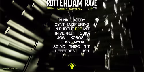 Afterparty Rotterdam Rave Festival 2026 — Muziek in Rotterdam