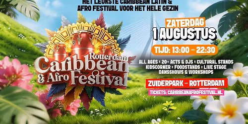 Rotterdam Caribbean & Afro Festival 2026 — Muziek in Rotterdam