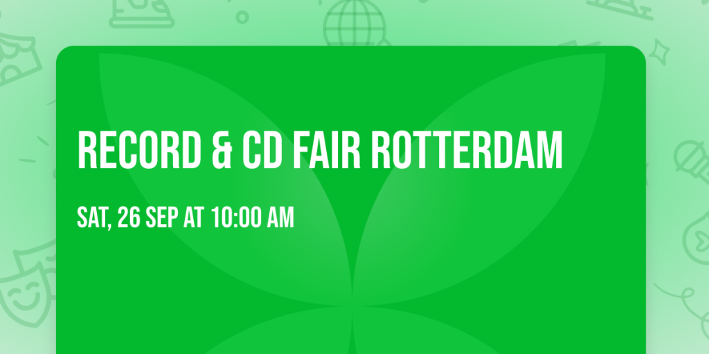 Record & CD Fair Rotterdam in Rotterdam