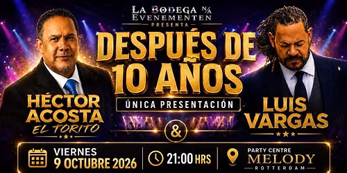 Hector Acosta (El Torito) & Luis Vargas LIVE — Muziek in Rotterdam