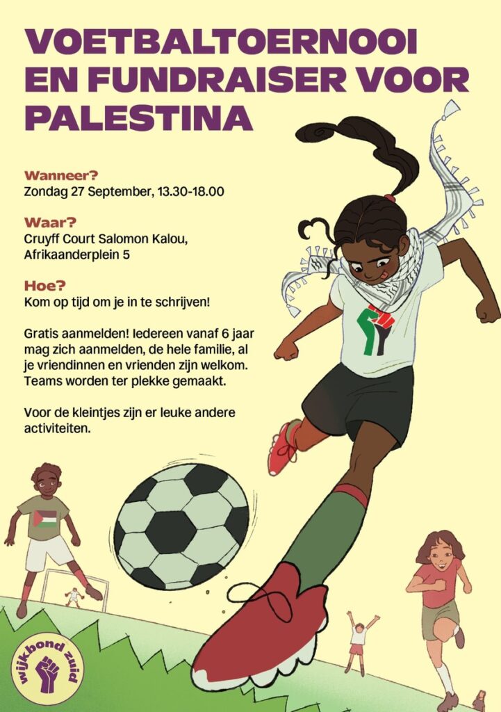 Voetbaltoernooi en fundraiser voor Palestina in Rotterdam