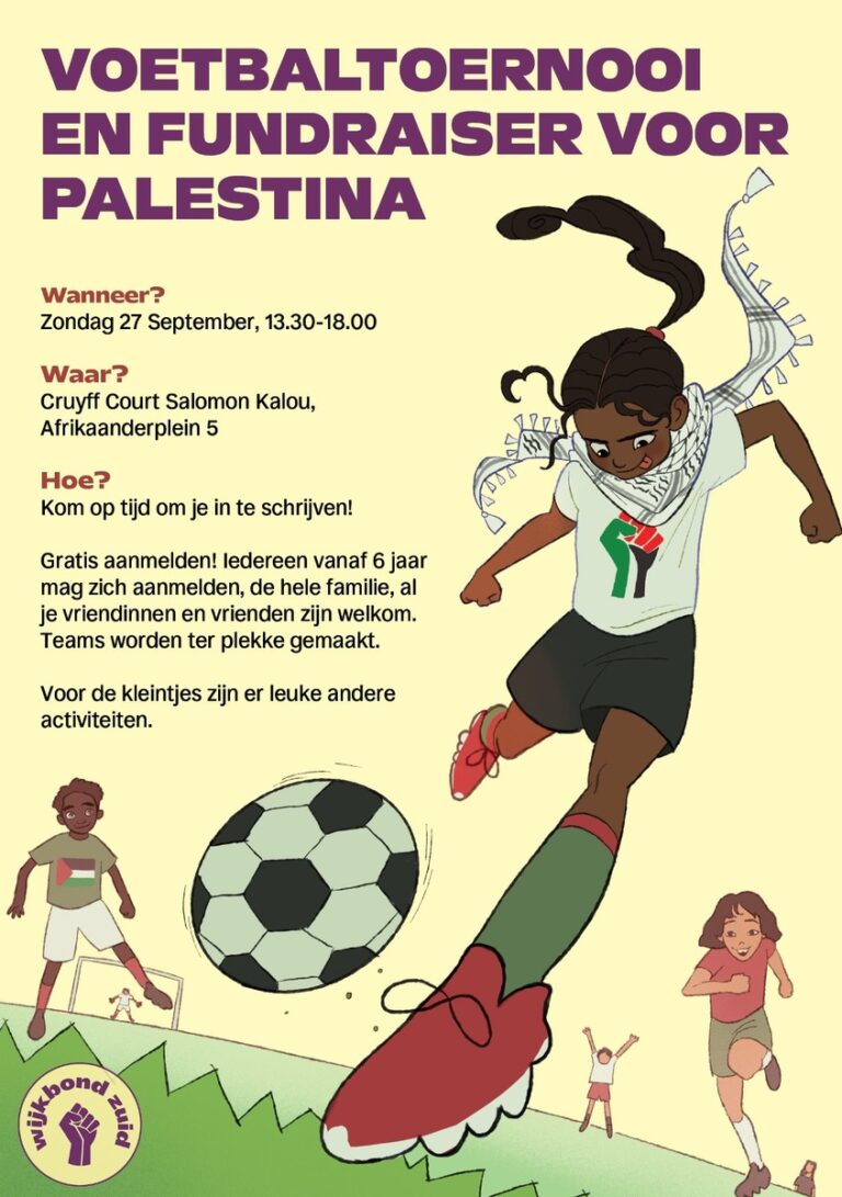 Voetbaltoernooi en fundraiser voor Palestina — Sport in Rotterdam