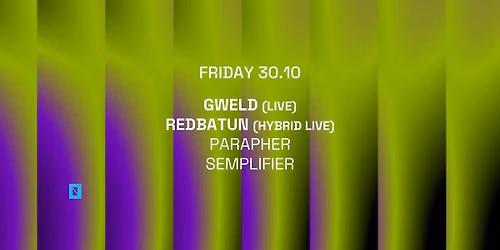 TOFFLER Presents GWELD (LIVE), REDBATUN (HYBRID LIVE) — Muziek in Rotterdam